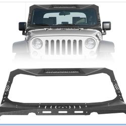 Yzona Windshield Frame Compatible With 2007-2018 Jeep Wrangler JK 