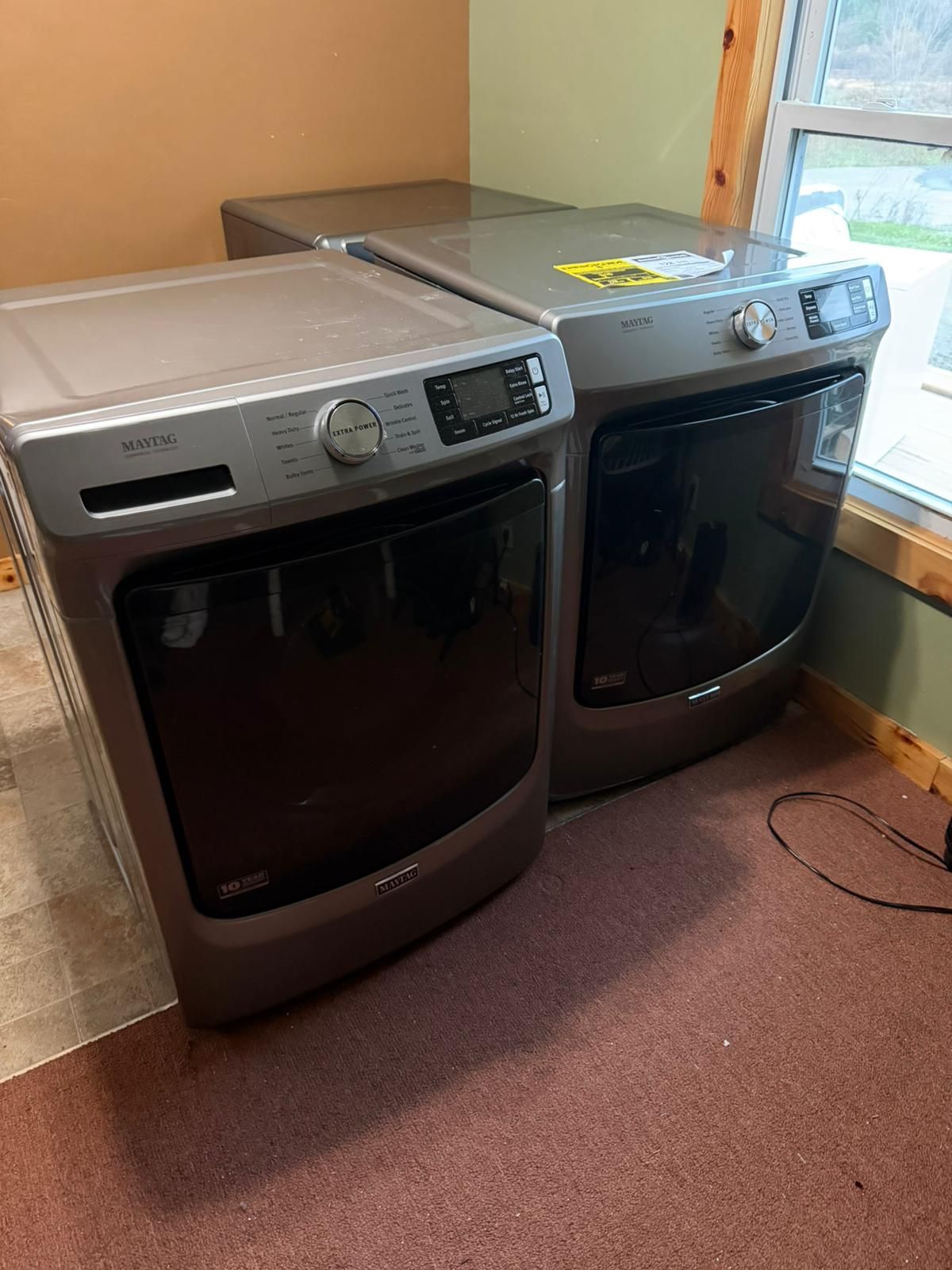 Set Off Washer Off Dryer New Use It One Time Only 