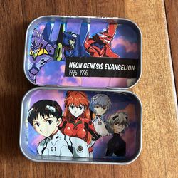 handmade neon Genesis tin