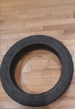 Spare tire for fat tire bike