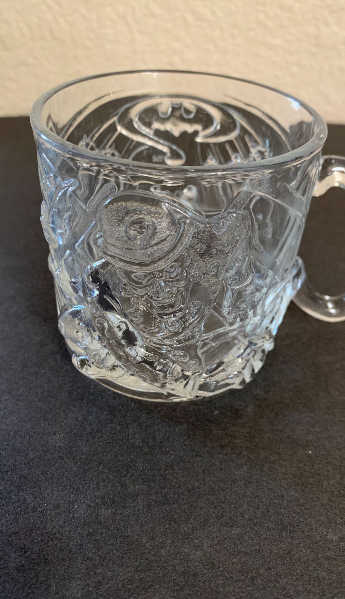 Vintage Batman the Riddler glass made in France