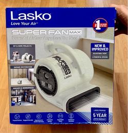 ⭕️ New Lasko Super Fan Max SF20 Air Mover Utility Fan
