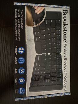 Brookstone Foldable Bluetooth Keyboard