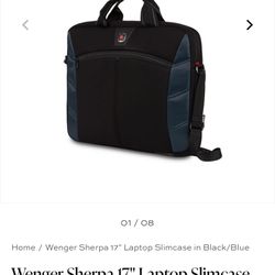 Laptop Bag, Wenger Sherpa 17" Laptop Slimcase