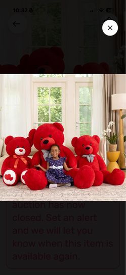 Giant stuffed bear