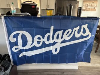 Dodgers Flag 3x5 Feet One Sided