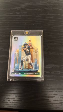 Rome odunze downtown rookie nfl card raw