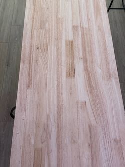Butcher Block Wood Tabletop Panel