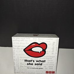 That's What She Said The Party Cards Game of Twisted Innuendos Crazy Fun