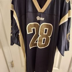 LA Rams Faulk 28 Nfl Football Jersey 