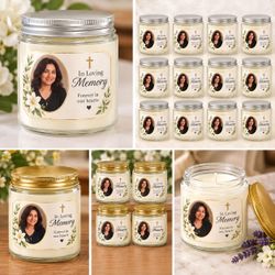 Personalized Memorial Candles – In Loving Memory