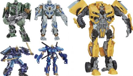 Transformers AOE: Galvatron, Hound, Bumblebee, Drift (Car & Helicopter)