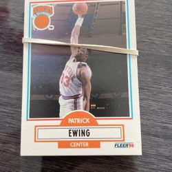 1990 Fleer  Patrick Ewing BB Card 