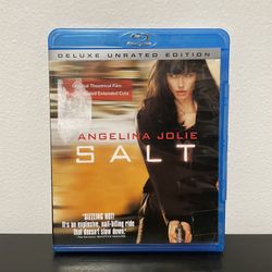 Salt Blu-Ray Deluxe Unrated Edition Angelina Jolie Liv Schreiber Movie 2010