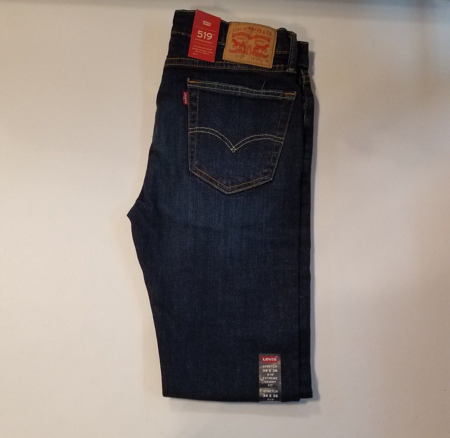 New Mens Levi Jean's Size 34×36