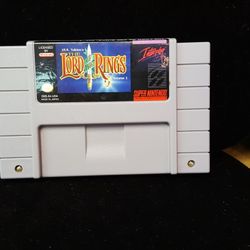 SUPER NINTENDO THE LORD OF THE RINGS