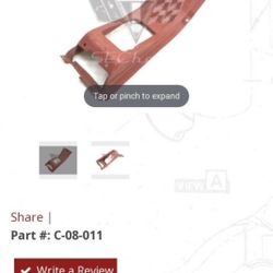 1956 chevy Hood Latch Support Box