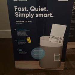 New Blueair 211i Max Smart Air Purifier – Never Opened