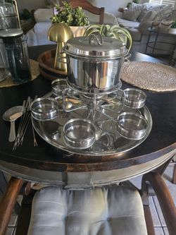 BRAND NEW The Tramontina 14-Piece Stainless Steel Fondue Set