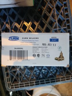 3/4" 600xl Pressure regulator