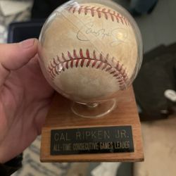 Cal Ripken Jr Autographed Baseball