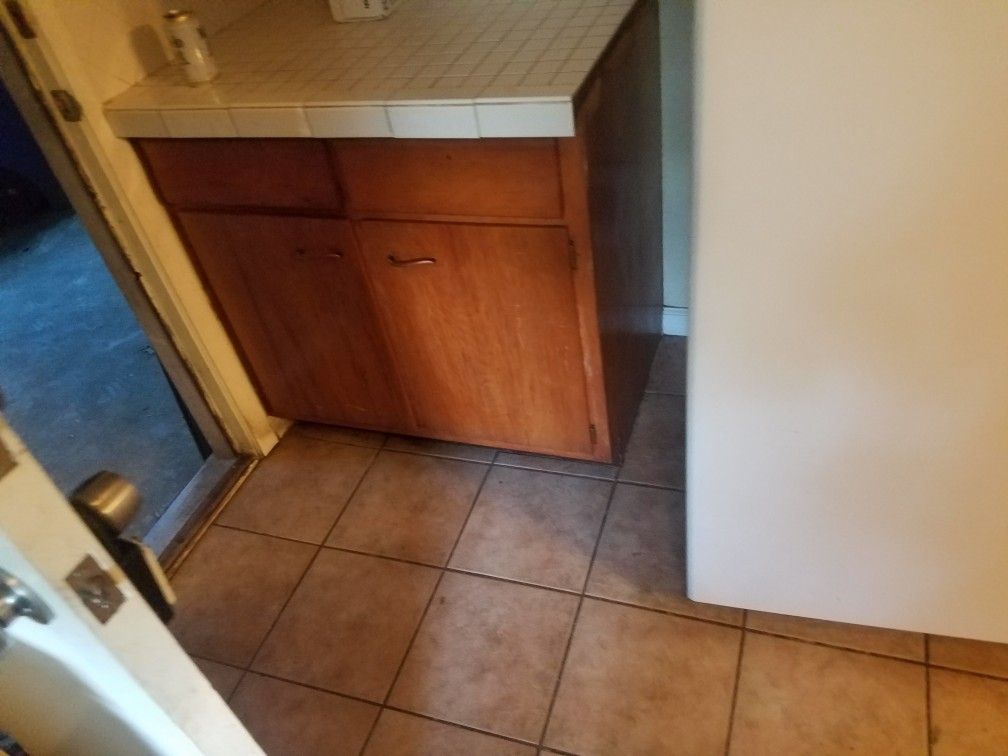 Kitchen cabinets