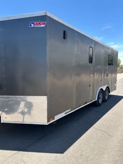 8.5 x 20ft enclosed trailer- camp / travel