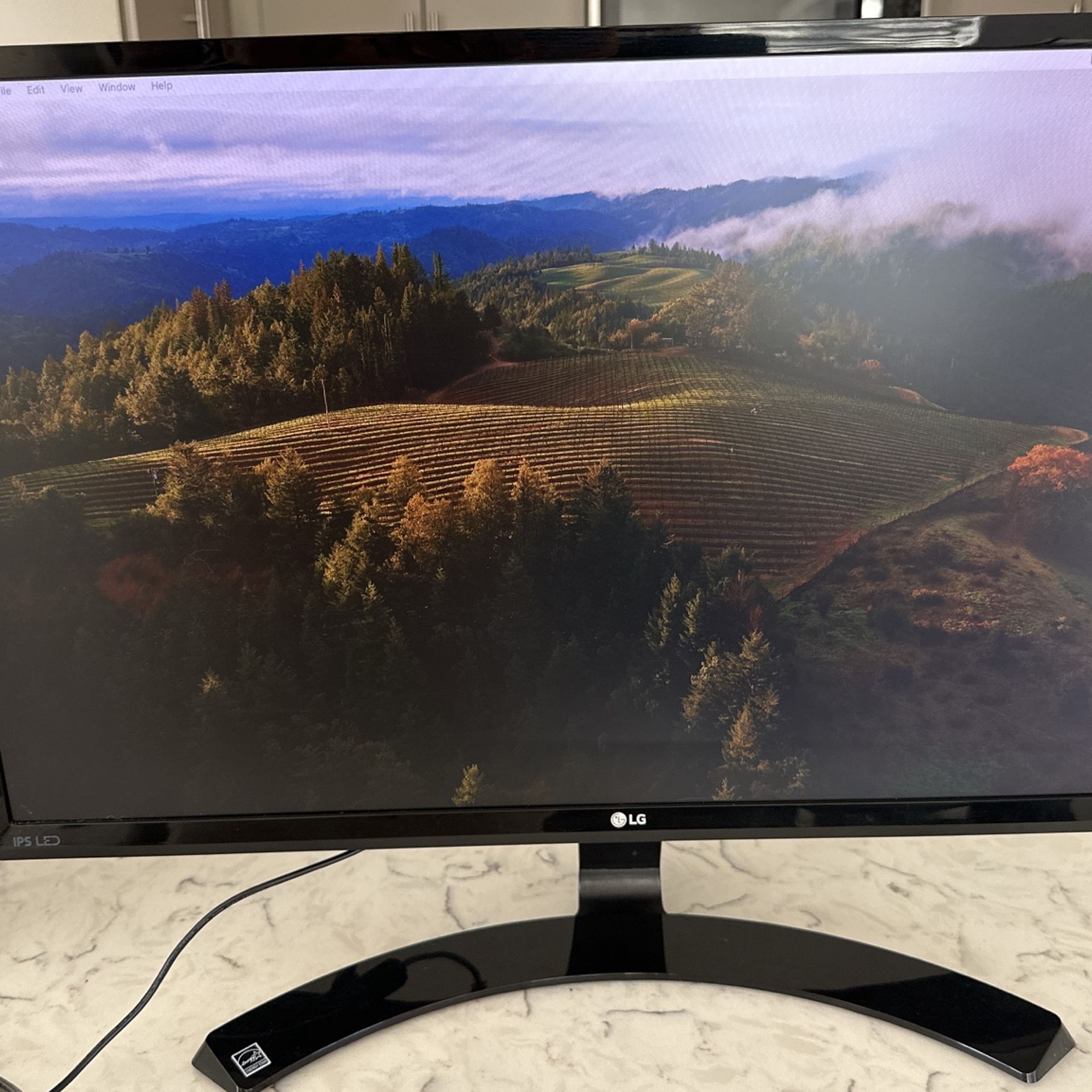 LG 24” IPS LED FHD FreeSync Monitor - Black