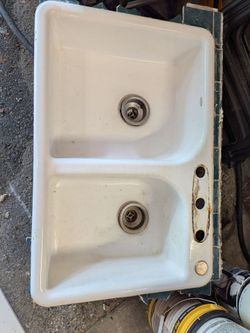Kohler cast iron sink