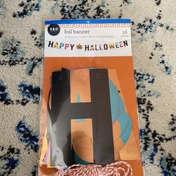 BRAND NEW HAPPY HALLOWEEN BANNER