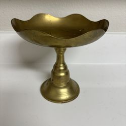 Vintage Brass Candle Holder