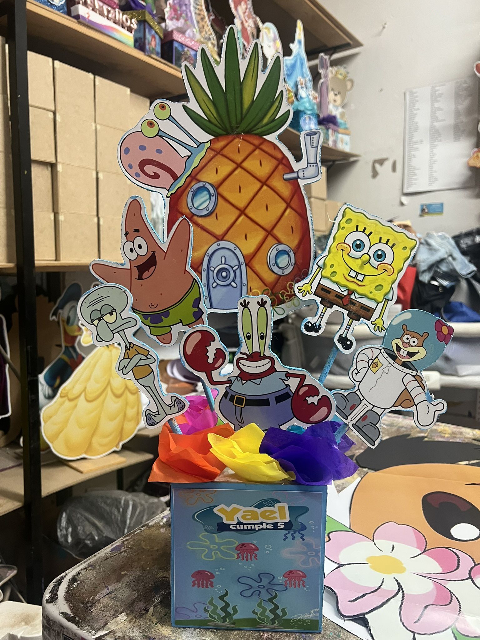 Sponge Bob Centerpieces