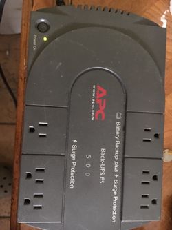 APC battery backup/ surge protector