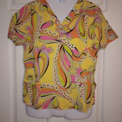 #37 • Women's Scrub Top Size Small • by White Cross