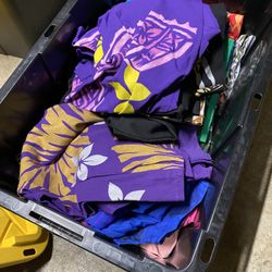 Tote Full Of Polynesian Maxi Dresses 