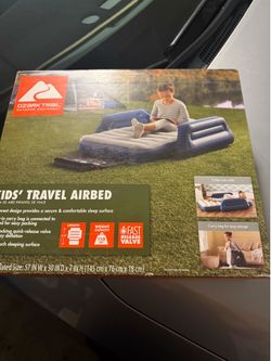 Kids travel camping air mattress