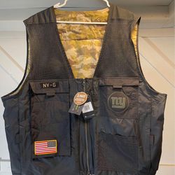 NY Giants Men’s XL Military Salute Vest 