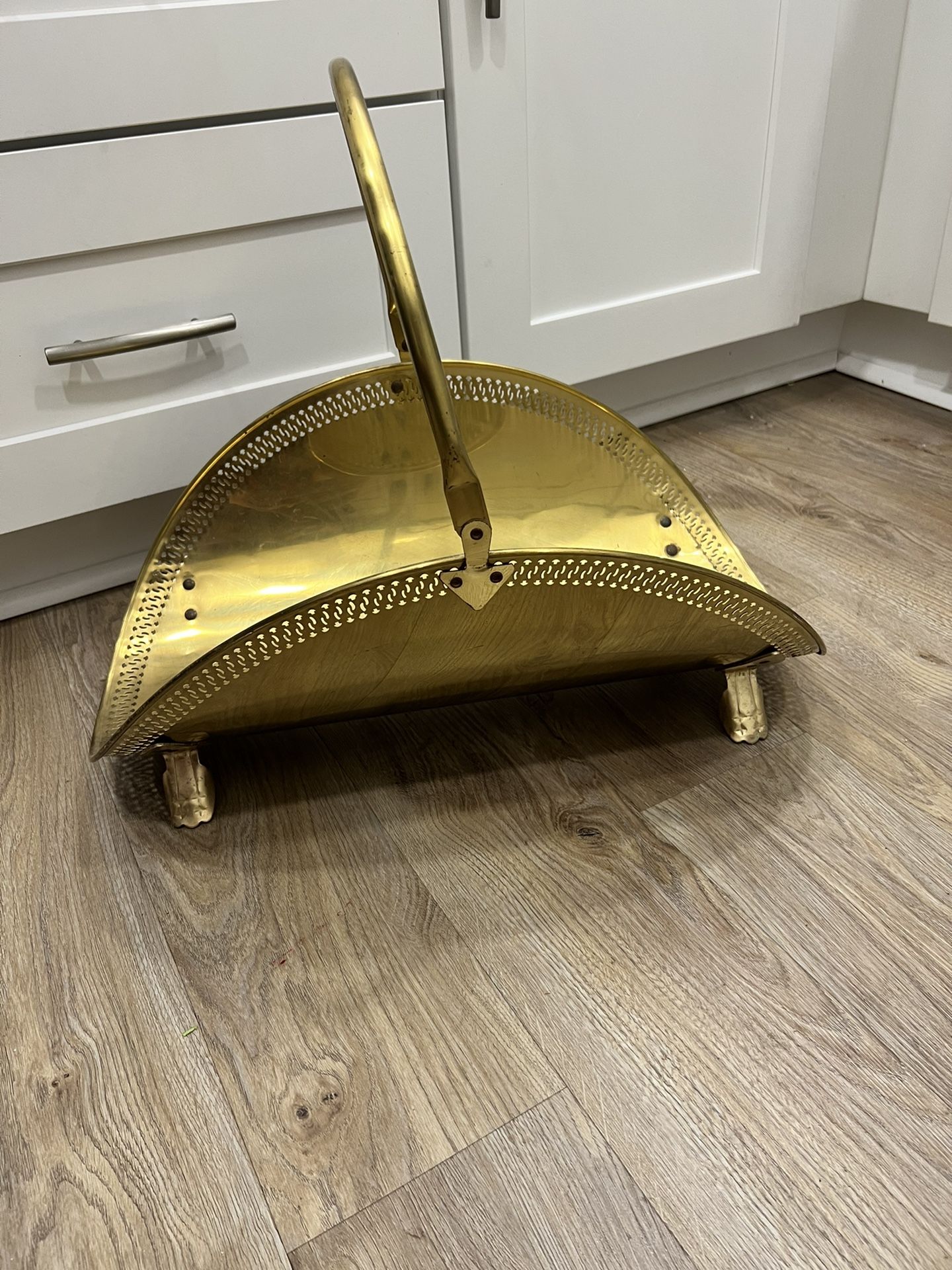 Brass Fireplace Log Holder (material metal) for Sale in Phoenix, AZ -  OfferUp