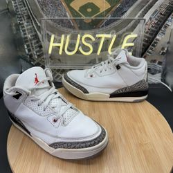 Jordan 3 Retro Low (PS) White Cement Reimagined Sz 2.5Y