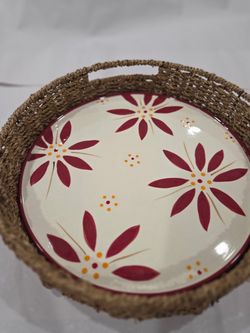decorative serving tra