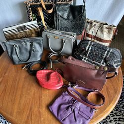 10 Bags Purses Crossbody Vintage 