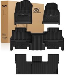 Jeep Grand Wagoneer 2022-2026 3W Floor Mats for 8-Seat