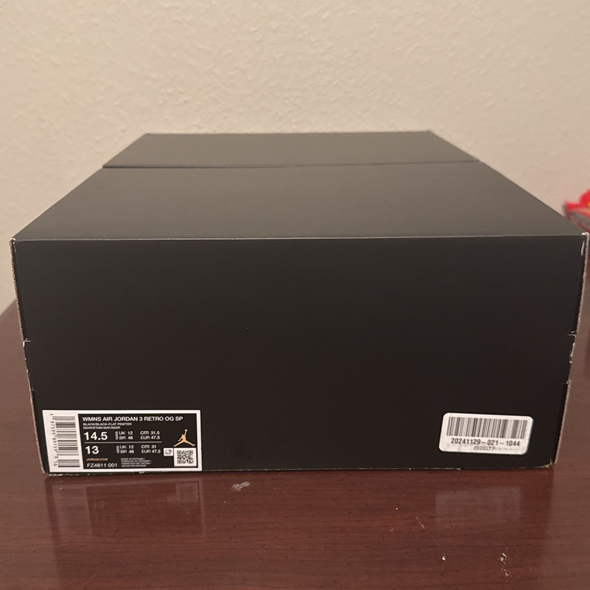 Jordan 3 A Ma Maniere Men Size 13 Women 14.5 New With Box