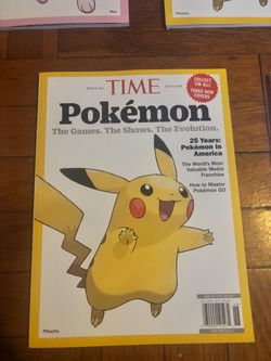 TIME Pokémon Special Edition Magazine Set of 5