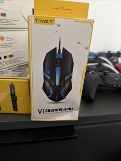 T-Wolf V1 Colorful Light Mouse