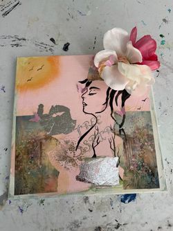 Free Spirit Mixed Media Canvas Art