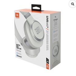 JBL Live 660NC - Wireless over-ear NC headphones - White