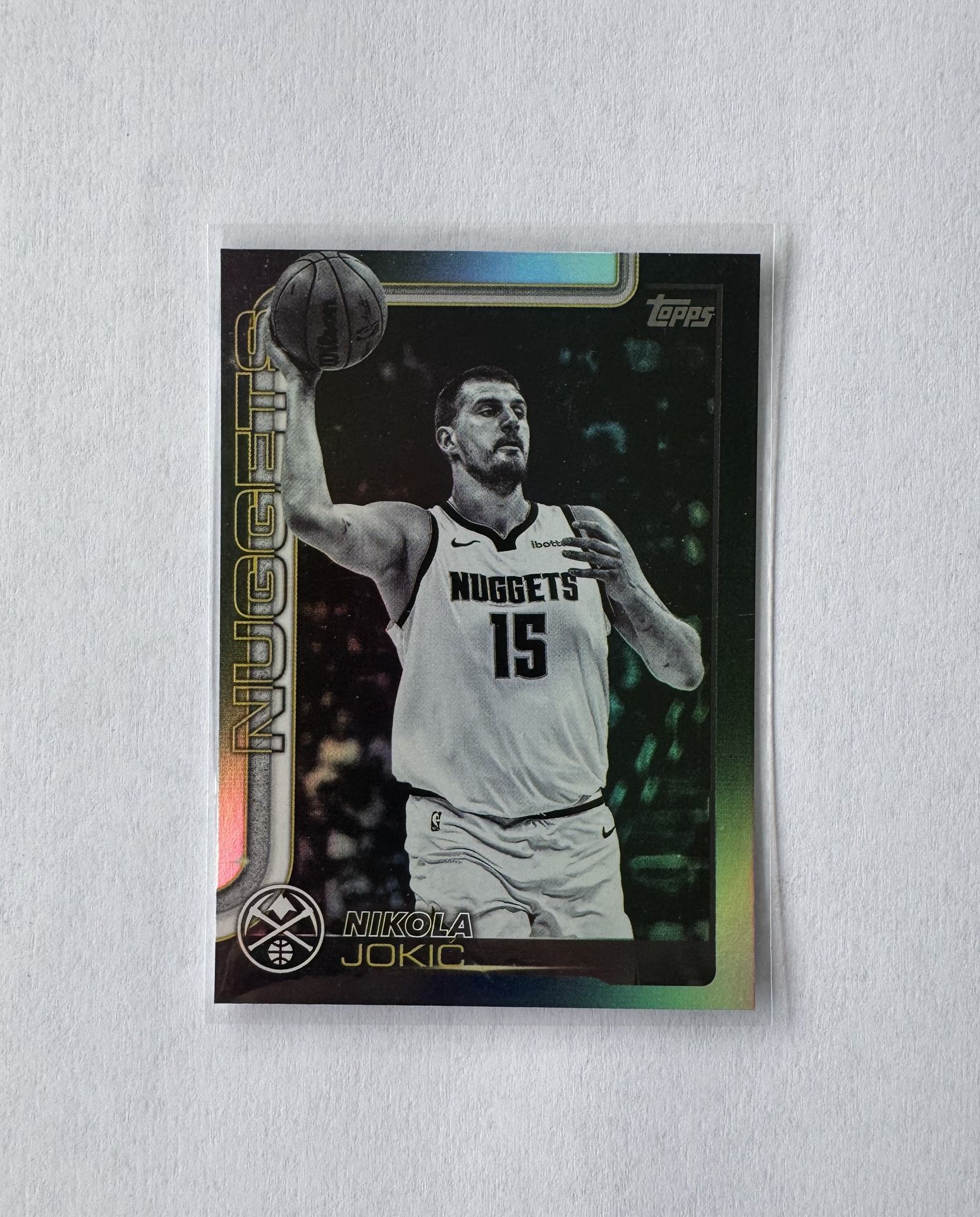 2025 Topps Nikola Jokic Black Foil SP