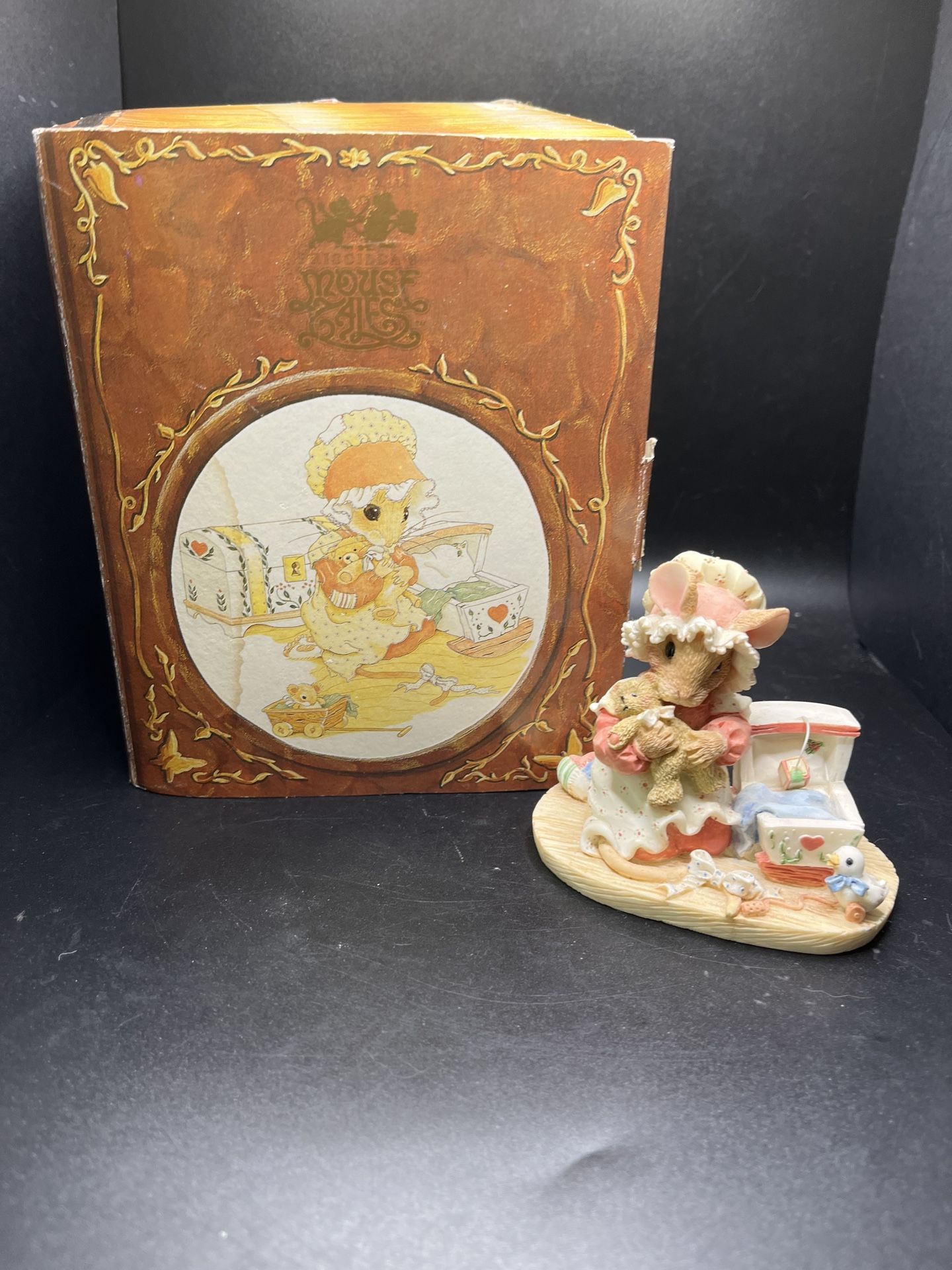 Priscilla Hillman Mouse Tales Hush Baby My Doll Enesco Figurine In Box 1995