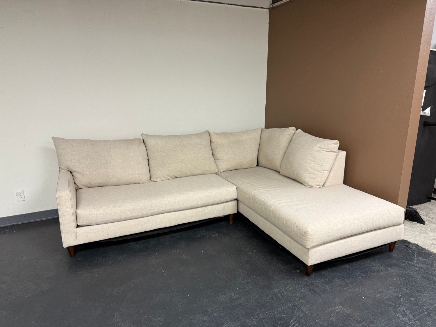 Gorgeous Modern 2 Piece Sectional Sofa - Delivery Available!